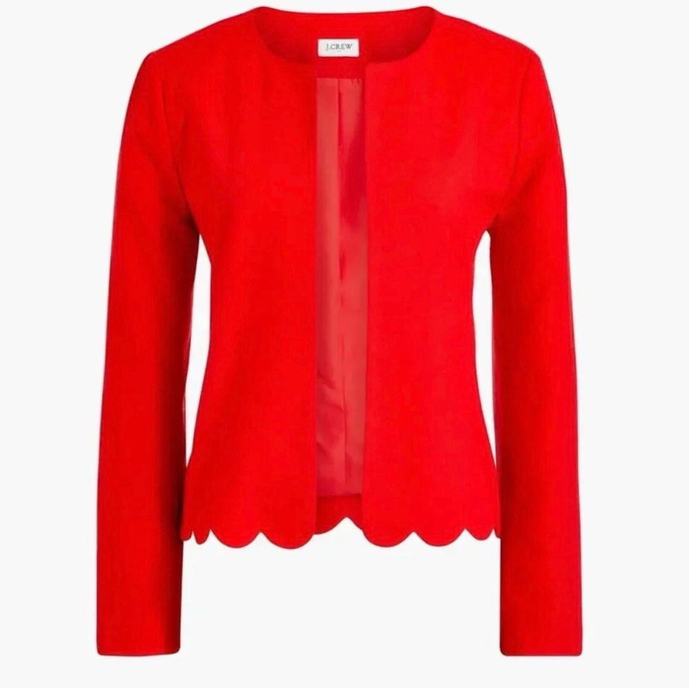 NWT J Crew Factory linen blend blazer size L